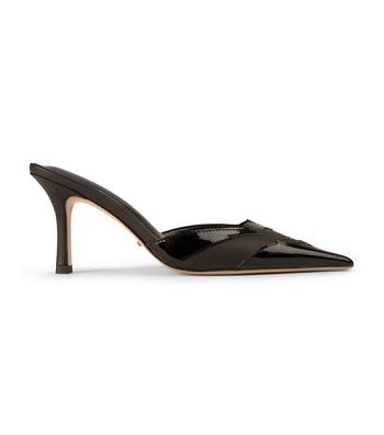 Tacones de evento Tony Bianco Shuga Black/Black Charol 8cm Negras | TCOPQ99828