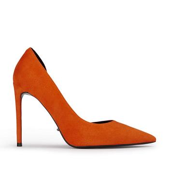 Zapatos Court Tony Bianco Alyx Aperol Gamuza 10.5cm Naranjas | LCOSX25102