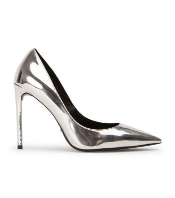 Zapatos Court Tony Bianco Anja Silver Shine 10.5cm Plateadas | COIIZ47666