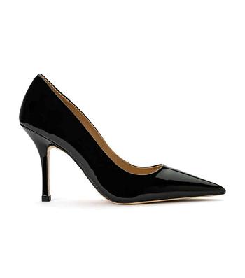 Zapatos Court Tony Bianco Kysaia Black Charol 9.5cm Negras | BCOSO52209