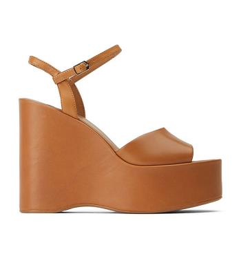 Zapatos Cuña Tony Bianco Vanity Tan Como 13cm Marrones | COQAV30439