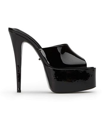 Zapatos Plataforma Tony Bianco Jordyn Black Charol 15cm Negras | ACODF10027
