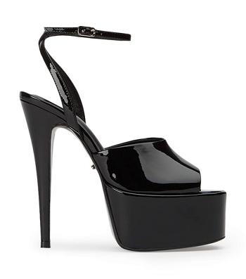 Zapatos Plataforma Tony Bianco Journey Black Charol 15cm Negras | ZCONQ50102