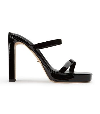 Zapatos Tacon Bloque Tony Bianco Diane Black Charol 11.5cm Negras | CODYB47627